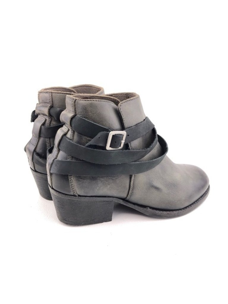 Hudson London Horrigan Smoke Leather Ankle Booties Eur 38 — image 5 of 8